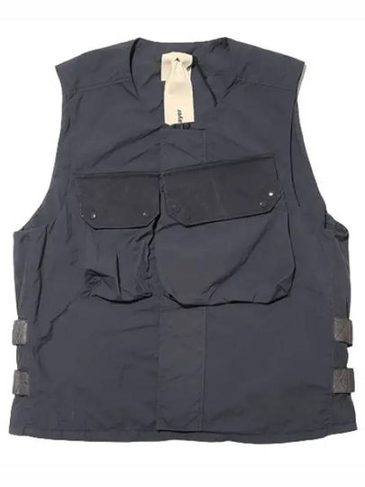 Mid Layer Cotton Vest Grey - TEN C - BALAAN 2