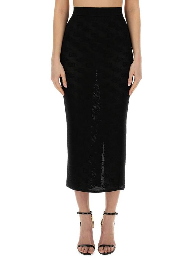 DG Jacquard Midi Skirt FXO04TJFMAL - DOLCE&GABBANA - BALAAN 2