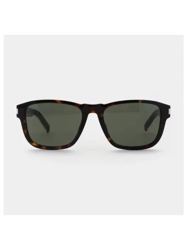 Eyewear Square Frame Sunglasses Brown - SAINT LAURENT - BALAAN 2