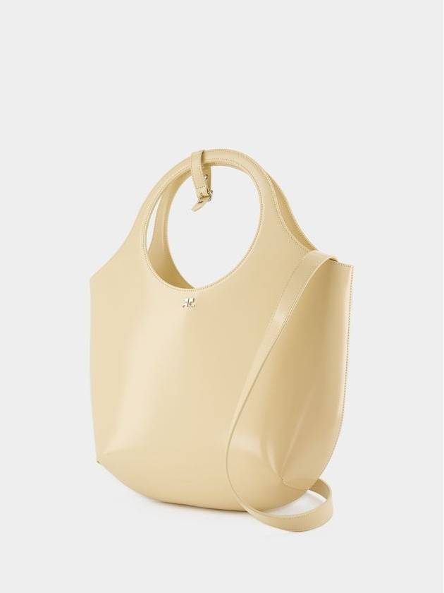 Medium Holy Iced Shoulder Bag - Courreges - Leather - Yellow - COURREGES - BALAAN 2