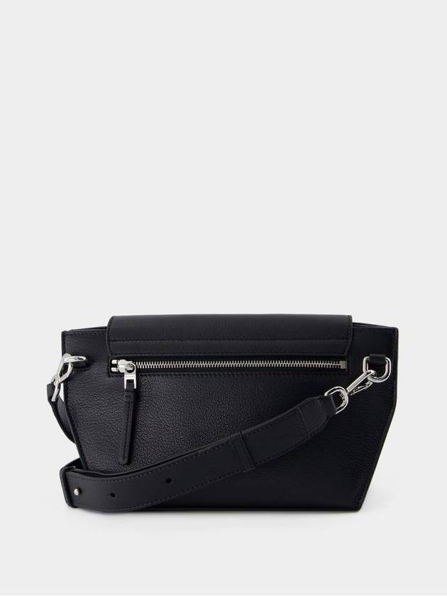 Le Messenger Capri Crossbody - Jacquemus - Leather - Black - JACQUEMUS - BALAAN 3