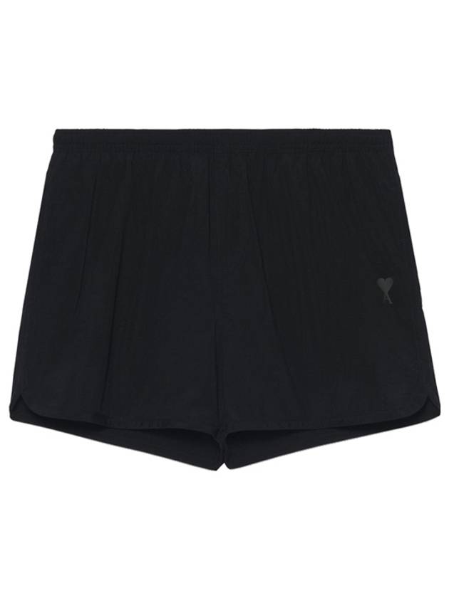 Men's Heart Logo Swim Short Black - AMI - BALAAN 2