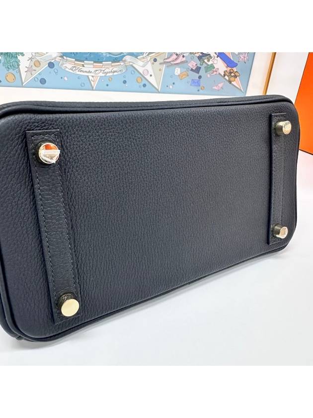 Bulkin 25 TOUCH Togo Alligator Black B engraving - HERMES - BALAAN 8