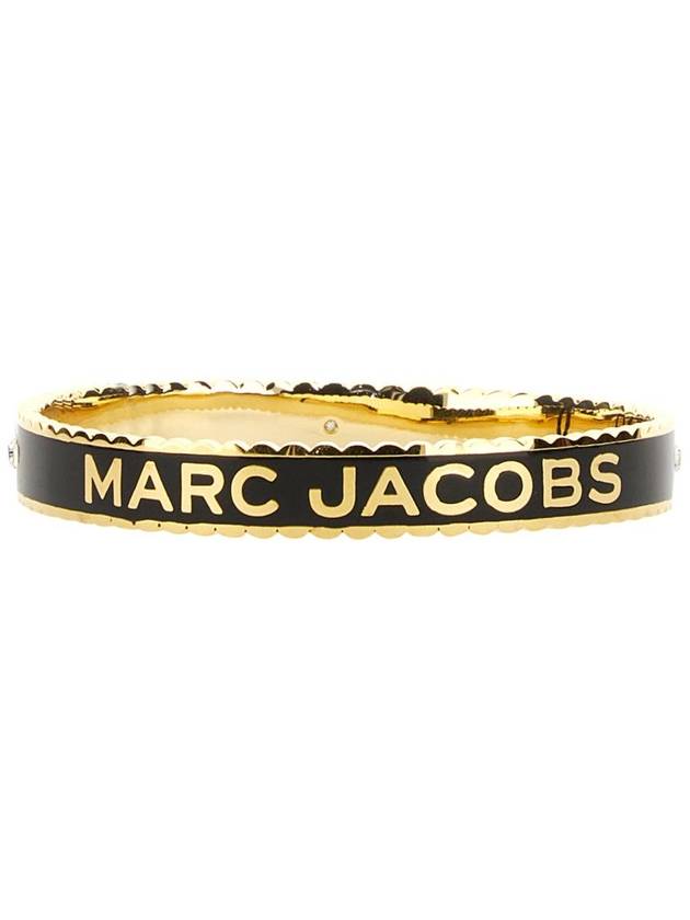 The Medallion Large Bangle Bracelet Black - MARC JACOBS - BALAAN 3