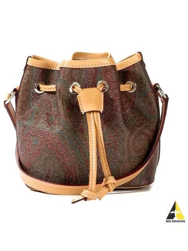 Paisley Strap Mini Bucket Bag Brown - ETRO - BALAAN 2