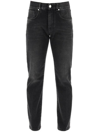 Regular Fit Jeans Grey - FENDI - BALAAN 1