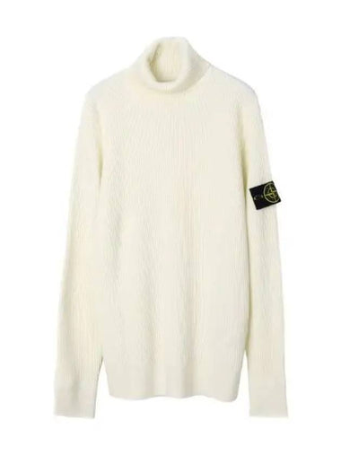 Full rib wool turtleneck knit regular fit - STONE ISLAND - BALAAN 1