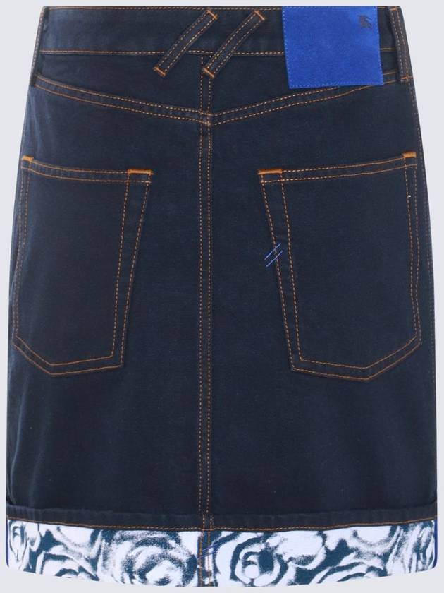 Japanese Denim Mini Skirt 8080921 - BURBERRY - BALAAN 3