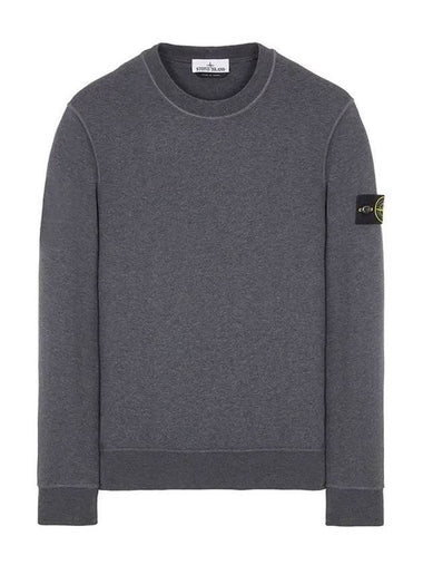 Wappen Patch Crew Neck Sweatshirt Dark Grey - STONE ISLAND - BALAAN 1