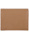 Gold Hardware Triangle Logo Saffiano Half Wallet Caramel - PRADA - BALAAN 5