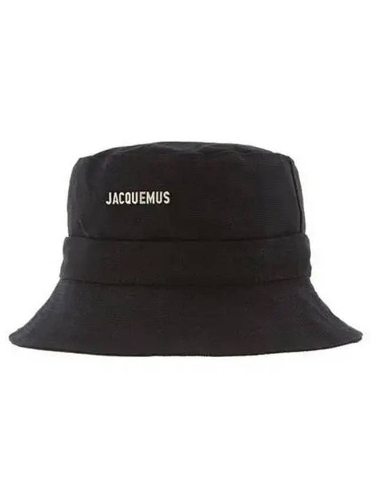 Le Bob Gadjo Bucket Hat Black - JACQUEMUS - BALAAN 2