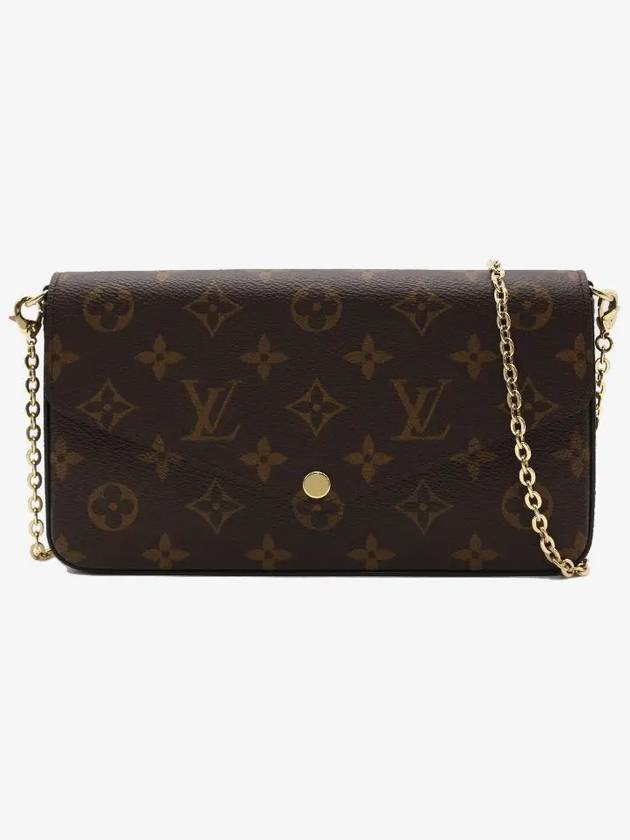 Felicie Pochette Monogram Shoulder Bag Fuchsia Brown - LOUIS VUITTON - BALAAN 3