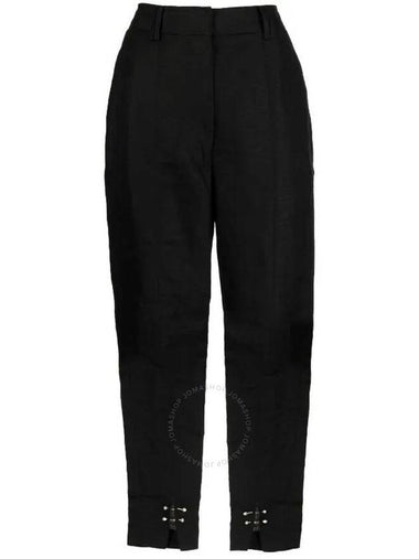 Aje Ladies Black Zita Split Front Tapered Pants, Brand Size 6 (US Size 2) - AJE - BALAAN 1