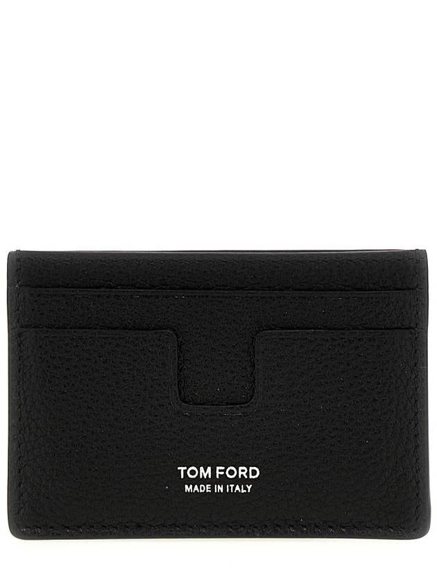 logo print leather card holder Y0232LCL158S - TOM FORD - BALAAN 2