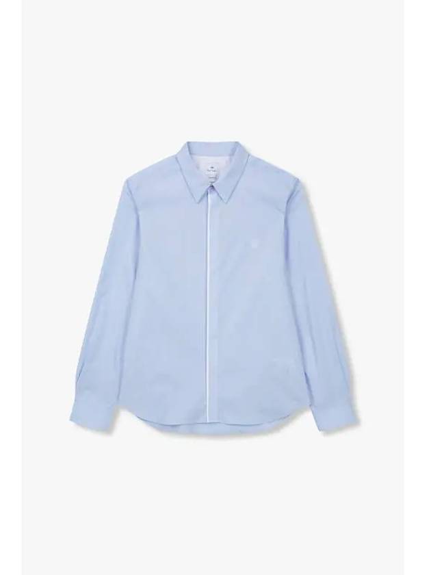 PS Color Matching Point Easy Shirt Blue - PAUL SMITH - BALAAN 1