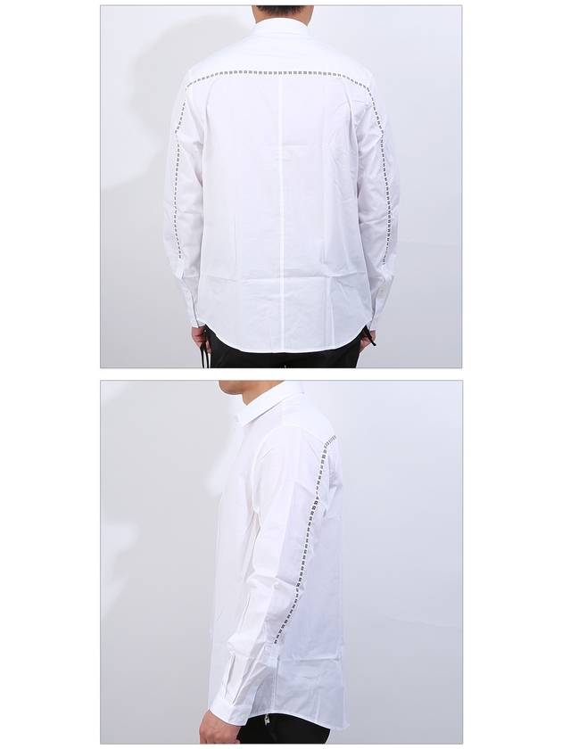 99 Button Down Shirt SLA M1862BD WHT - STAMPD - BALAAN 3