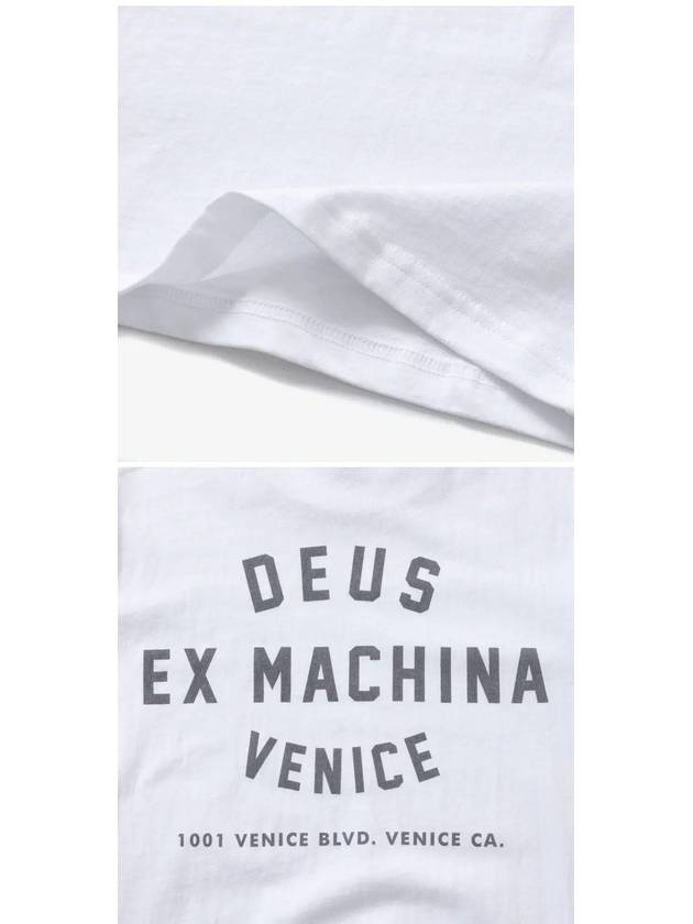 DMA61831B WHT VENICE ADDRESS Venice Men s Long Sleeve T Shirt - DEUS EX MACHINA - BALAAN 4