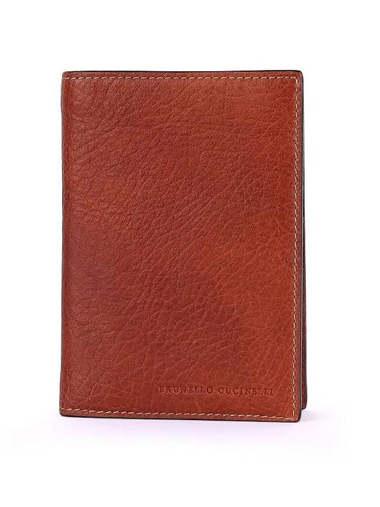 Leather passport wallet MWZIU371 TZRAG C6608 - BRUNELLO CUCINELLI - BALAAN 1