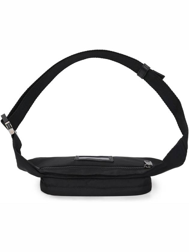 Logo Rubberized Nylon Small Belt Bag Black - DOLCE&GABBANA - BALAAN 6