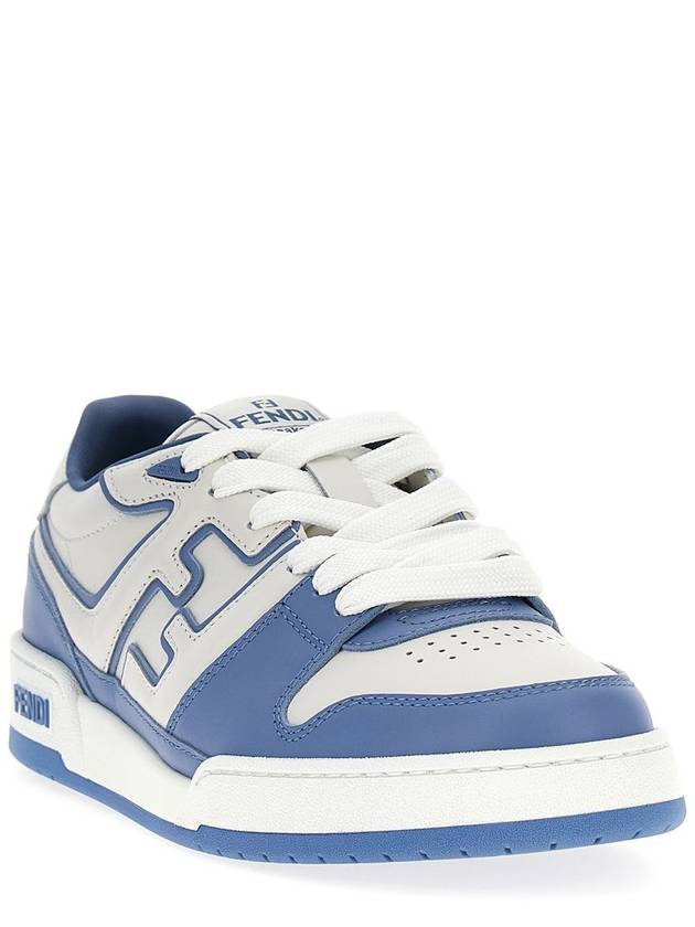 Match Low Top Sneakers Light Blue - FENDI - BALAAN 3