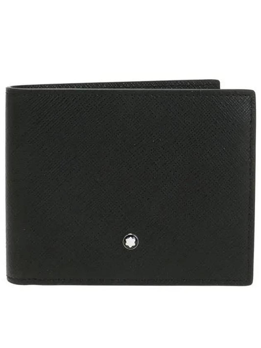 Sartorial Logo 6cc Saffiano Wallet Black - MONTBLANC - BALAAN 2