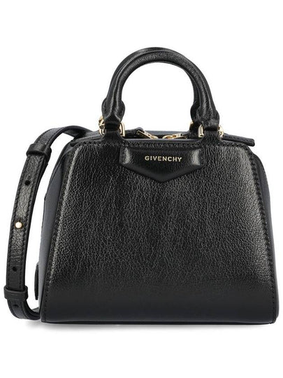 Antigona Cube Leather Tote Bag Black - GIVENCHY - BALAAN 2