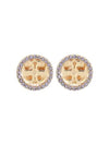 Miller Crystal Stud Earrings Gold - TORY BURCH - BALAAN 2