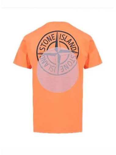 Back graphic logo printing short sleeve t shirt 271425 - STONE ISLAND - BALAAN 1