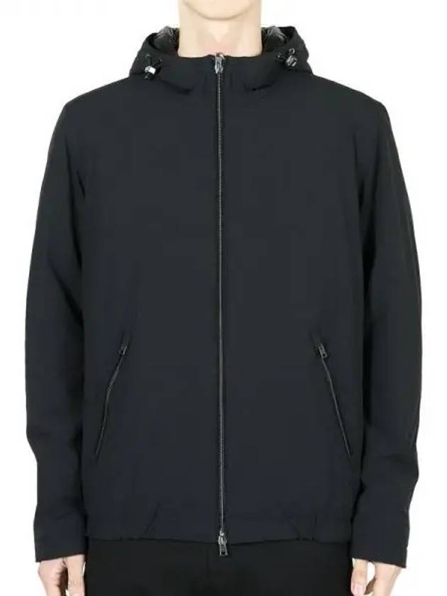 Resort Hooded Jacket Black - HERNO - BALAAN 2