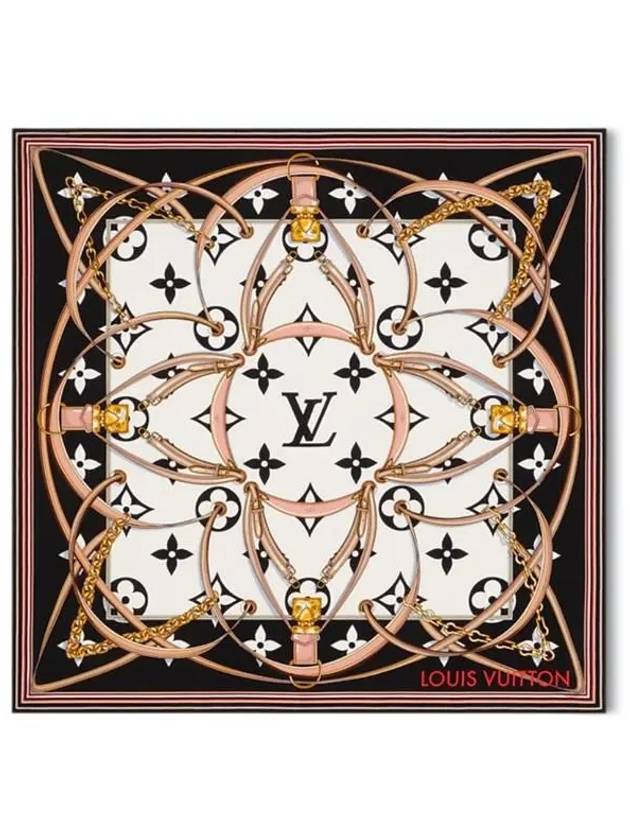 Ultimate Monogram Square Scarf Black - LOUIS VUITTON - BALAAN 2