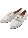 T Timeless Leather Loafers White - TOD'S - BALAAN 2