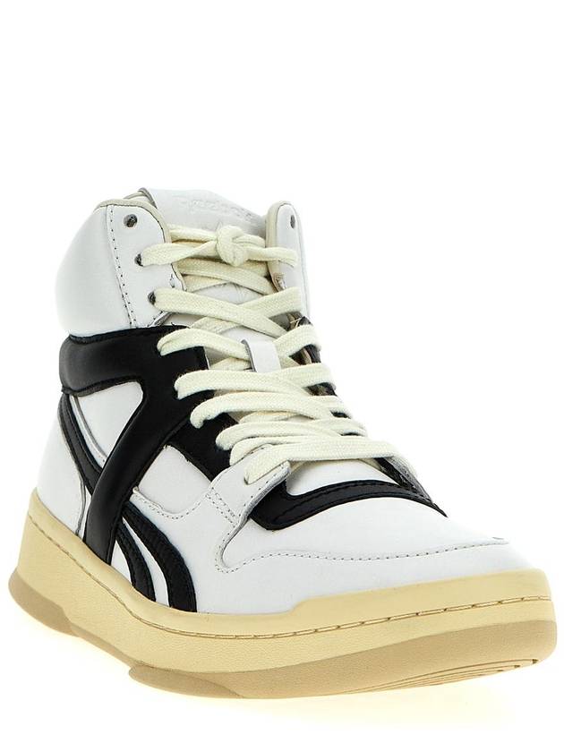 Two-Tone Panell High Top Sneakers White - REEBOK - BALAAN 3