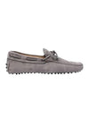 Gommino Nubuck Driving Shoes Grey - TOD'S - BALAAN 1