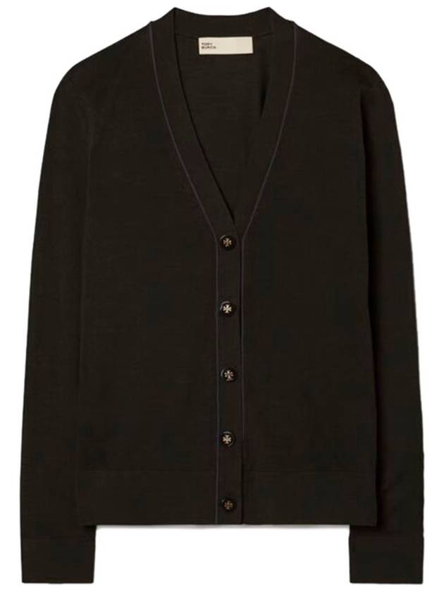 Simone Knit Cardigan Black - TORY BURCH - BALAAN 2