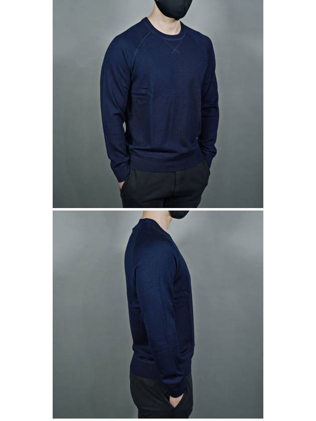 Men's Wool Sweater Navy - G/FORE - BALAAN 4