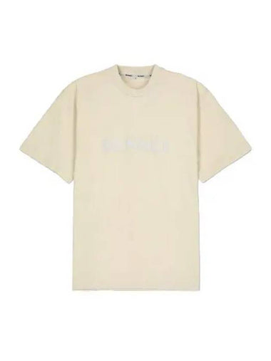 Classic logo print short sleeve t shirt light beige tee - SUNNEI - BALAAN 1