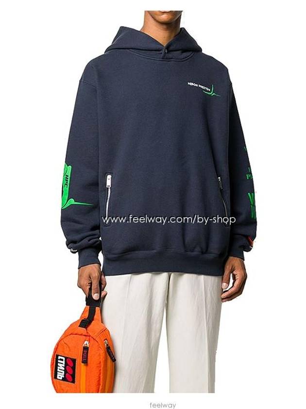 Heron front zipper hood HMBB013F20JER001 - HERON PRESTON - BALAAN 4