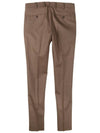 Skinny fit beige virgin wool pants - PT TORINO - BALAAN 3