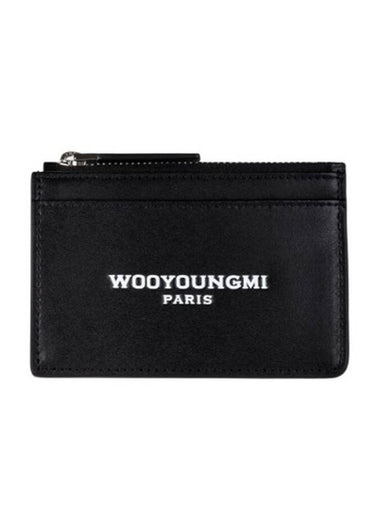 Logo Square Card Wallet Black - WOOYOUNGMI - BALAAN 1