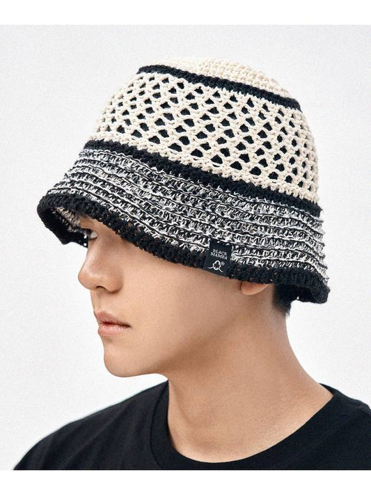 Hexa Cotton Bucket Hat Ivory - BLACKMAMBA - BALAAN 1