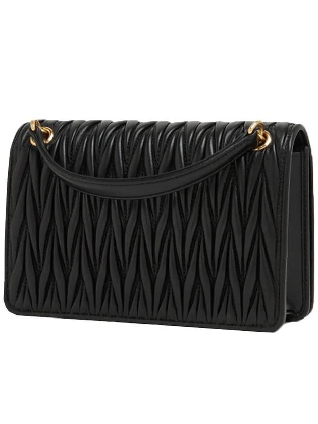 Matelasse Nappa Leather Mini Bag Black - MIU MIU - BALAAN 4