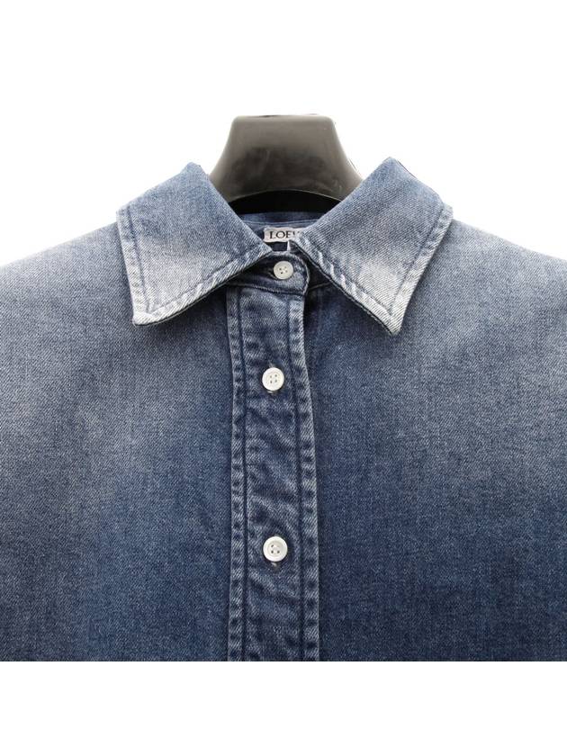 Denim uncut drape shirt 0201hxa - LOEWE - BALAAN 3