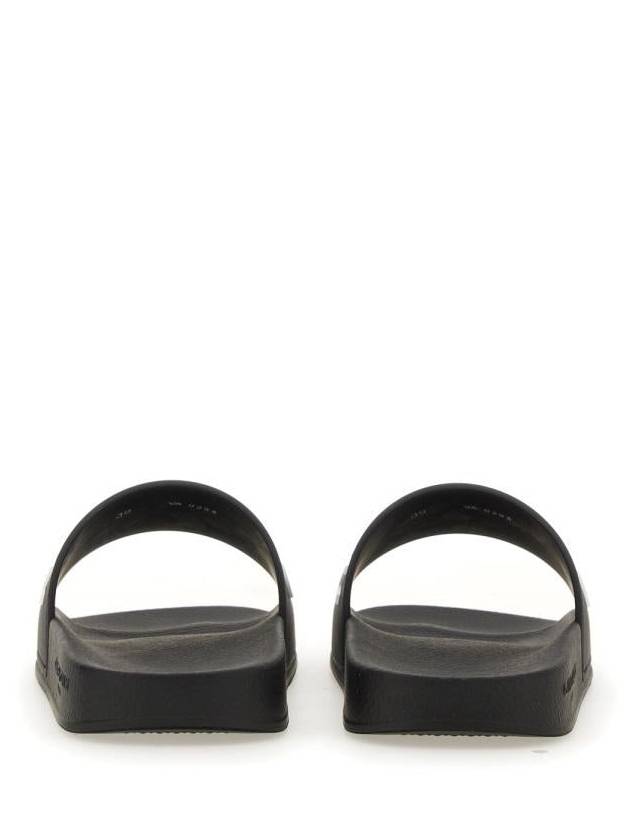 Logo Detail Slides Slippers Black - GIVENCHY - BALAAN 5