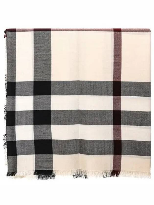 Vintage Check Fringe Scarf Beige - BURBERRY - BALAAN 2