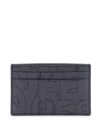 24 ss Graffiti Card Holder 736230 1AAQ4 1000 B0230971170 - ALEXANDER MCQUEEN - BALAAN 1