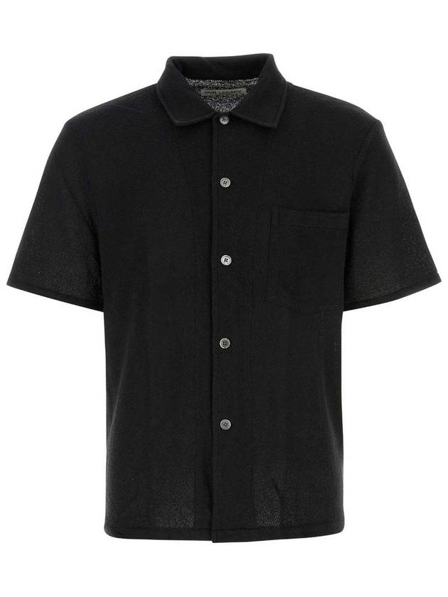 Box Boucle Short Sleeve Shirt Black - OUR LEGACY - BALAAN 2