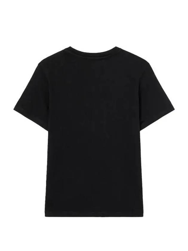 Fox Head Patch Regular Short Sleeve T-Shirt Black - MAISON KITSUNE - BALAAN 3