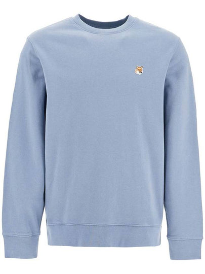 Fox Head Patch Regular Sweatshirt Blue - MAISON KITSUNE - BALAAN 2