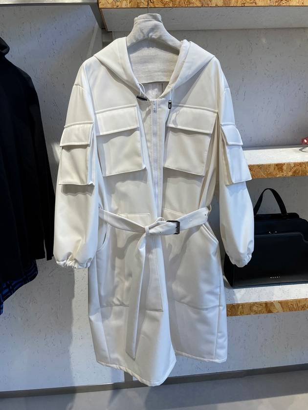 Genderless hooded trench coat - MARNI - BALAAN 5