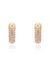 Dextera Hoop Earrings Rose Gold - SWAROVSKI - BALAAN 6